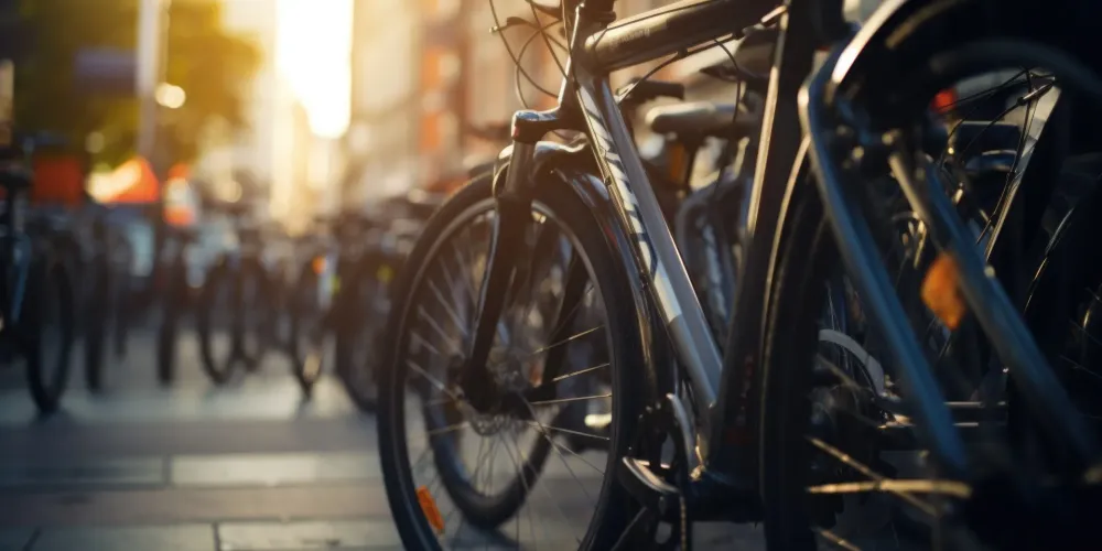 Vélo électrique près de Tamarissière